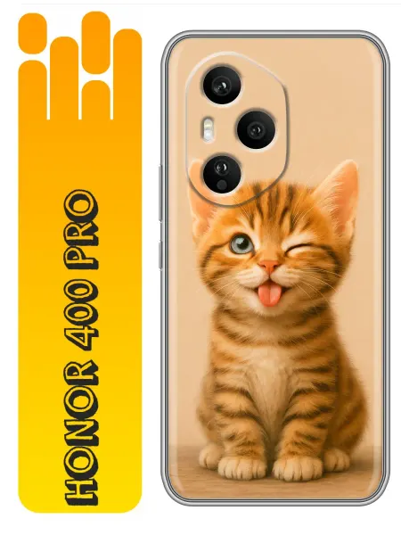 360skin Чехол на Honor 400 Pro котенок (женский)