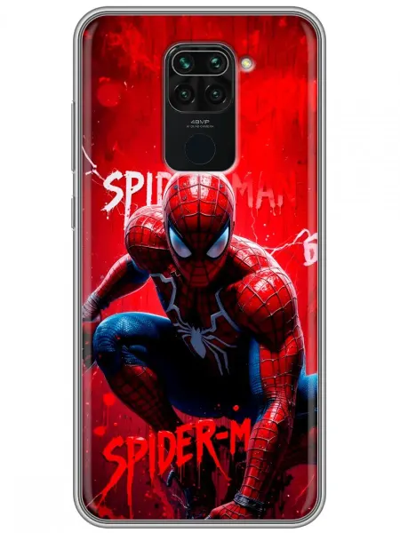 360skin Чехол на Xiaomi RedMi Note 9 Spiderman Человек паук