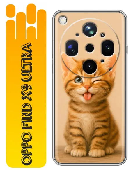 360skin Чехол на OPPO Find X9 Ultra котенок (женский)