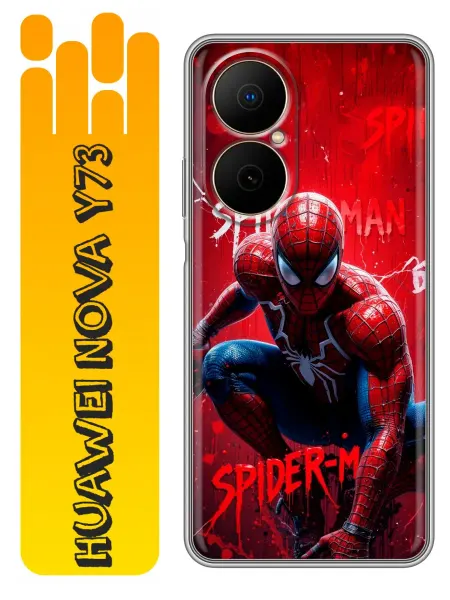 360skin Чехол на Huawei Nova Y73 Spiderman Человек паук