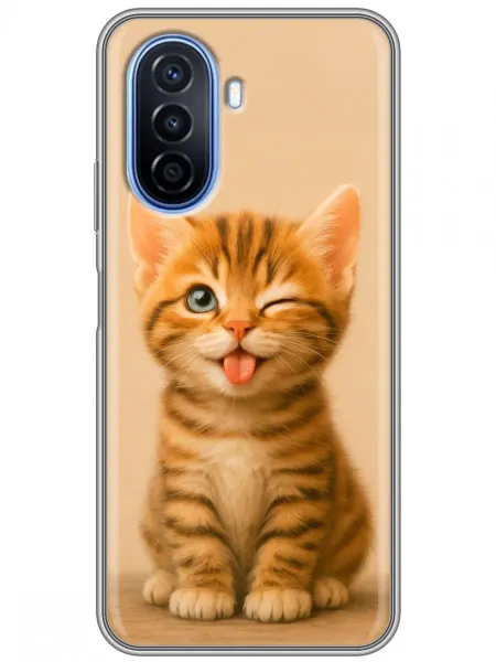 360skin Чехол на Huawei nova Y70, Y71 котенок (женский)