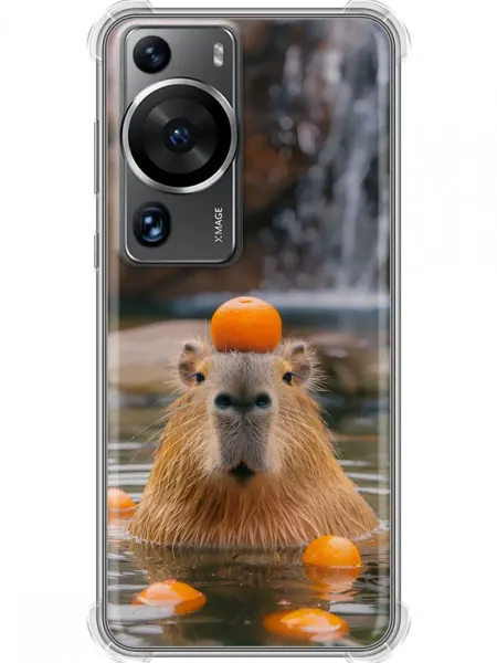 360skin Чехол на Huawei P60, P60 Pro Смешные капибары