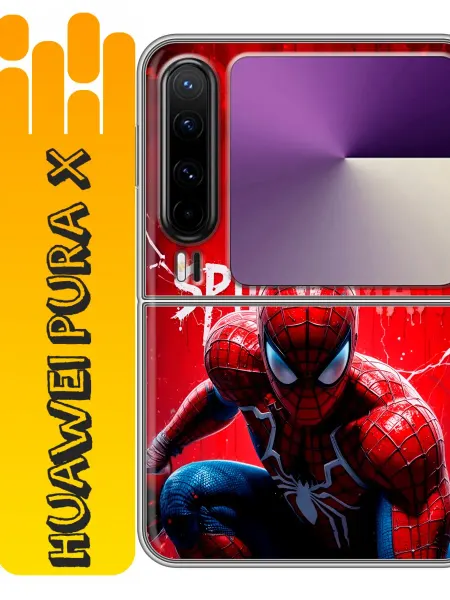 360skin Чехол на HUAWEI Pura X Spiderman Человек паук