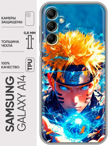 Trendmall Чехол на Samsung Galaxy A14 Аниме Наруто Naruto