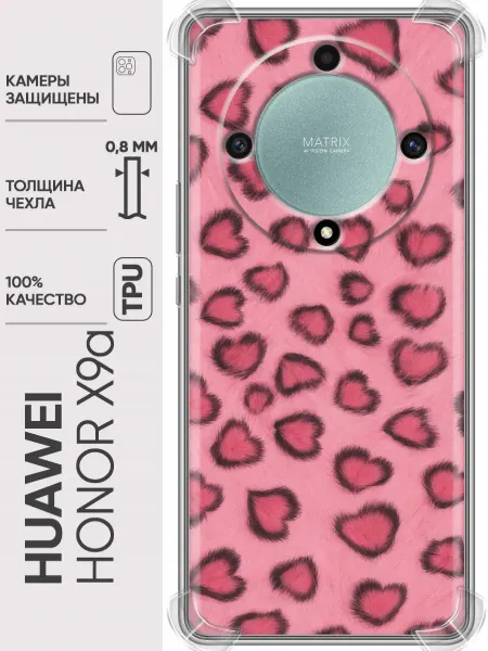 Trendmall Чехол на Honor X9a розовый женский