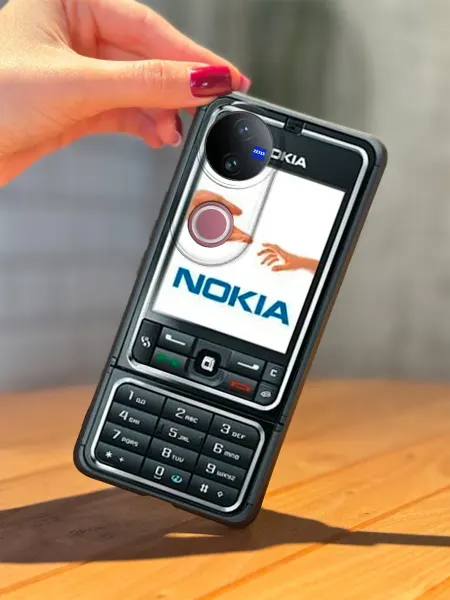 PBl store Чехол на Vivo V50 с принтом Nokia
