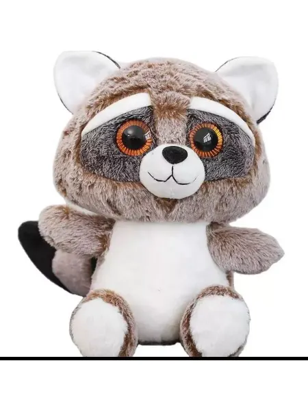 Baby's friend Мягкая игрушка Енот с большими глазами 30 см