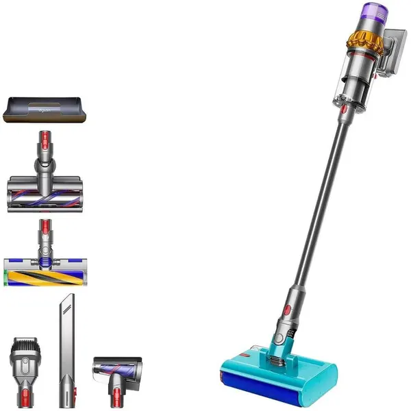 Беспроводной пылесос Dyson V15s Detect Submarine, вертикальный, 3 режима мощности