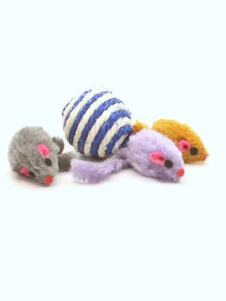 1000 Каталог Игрушки для кошек набор 4 шт