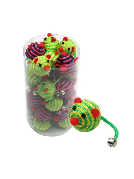 Игрушка для кошек Котошарик с колокольчиком 3,5см, 28 шт