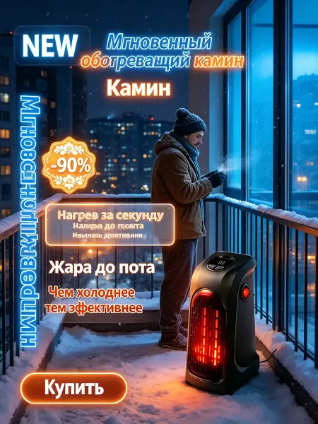 Тепловентилятор напольный 402Вт