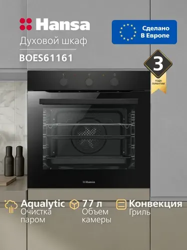 Духовой шкаф электрический встраиваемый Hansa BOES61161, 60