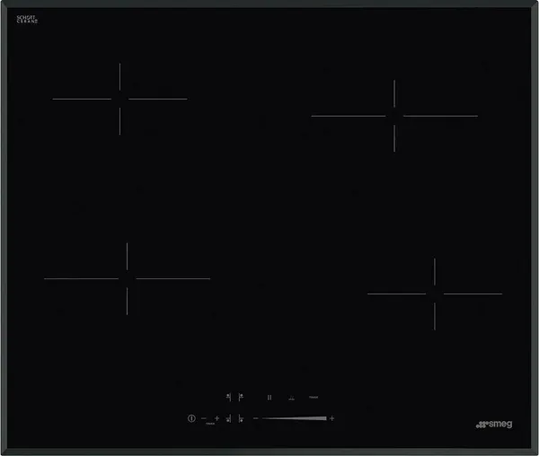 Smeg Варочная панель SE464TD, чёрная