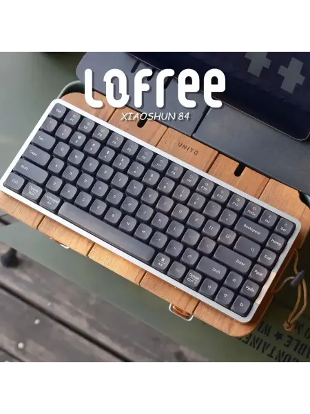 LOFREE Беспроводная игровая клавиатура Bluetooth, 84 клавиши