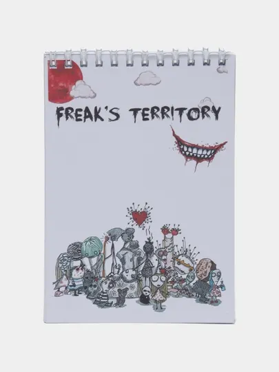 Блокнот Freak's Territory, 84 страниц, Хэллоуин