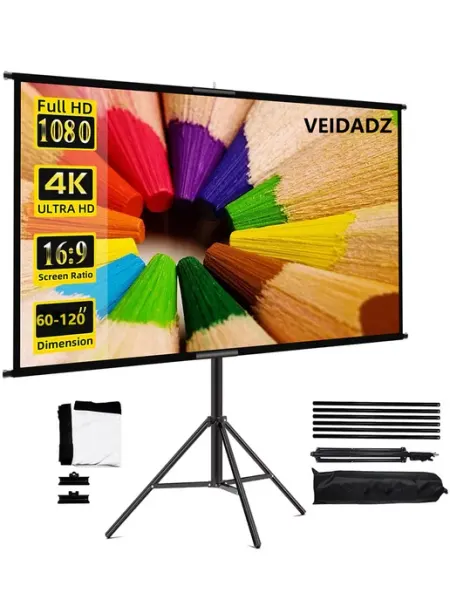 VEIDADZ 84" складной экран для проектора на штативе
