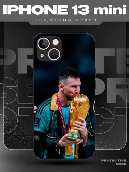 MeowCase Чехол на iPhone 13 mini с принтом месси футбол