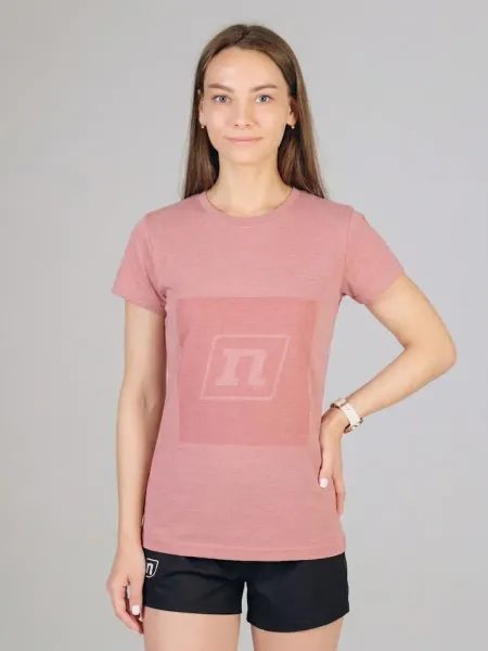 NoName Спортивная футболка Logo розовая