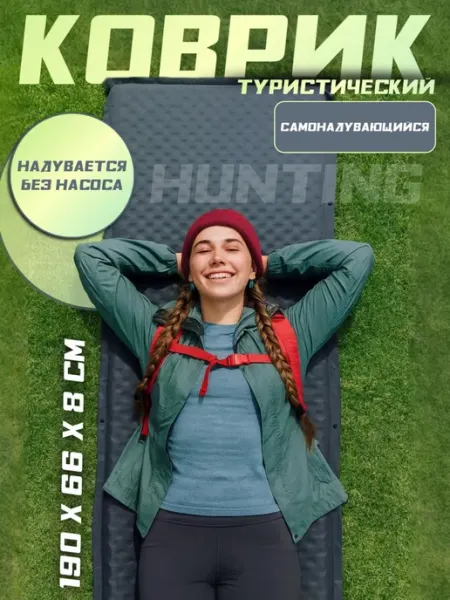 Коврик туристический самонадувающийся