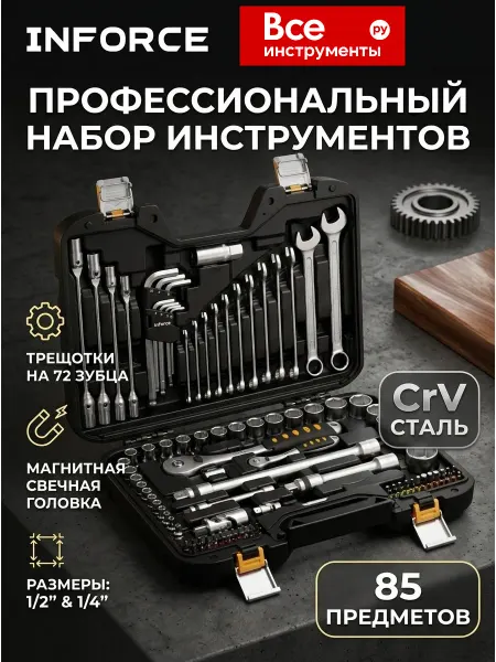 GIGANT Набор инструментов для автомобиля 85 предметов
