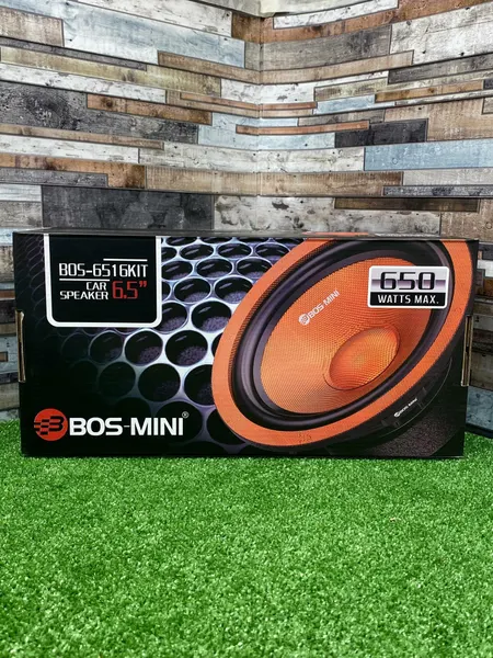 Автомобильные динамики комплект с твитерами и кроссоверами BOS mini BOS-6516 KIT/ Комплект из 4 штук + кроссоверы / 6.5", 150Вт.