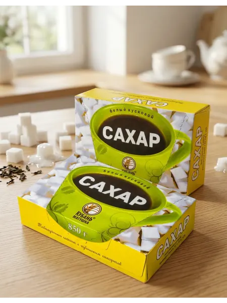 Кубань Матушка Сахар белый кусковой ГОСТ 850 г х 2шт