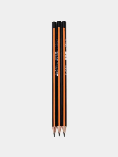 Карандаш Maped (B,Black'Peps) 850024 по 3 штук