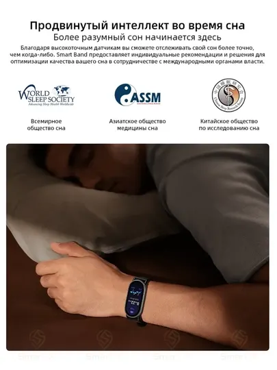 Фитнес-браслет Xiaomi Smart Band 10, AMOLED 1,72″, 150+ режимов, 5ATM