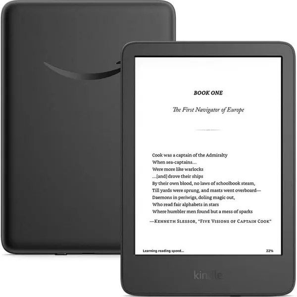 Электронная книга Amazon Kindle 6" 11gen 2024 16Gb, Wi-Fi (с рекламой), Black
