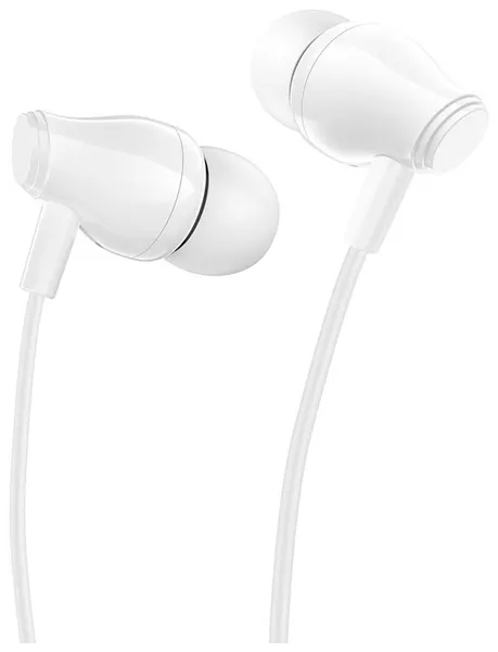 Наушники Borofone BM61, mini jack 3.5 mm, белый