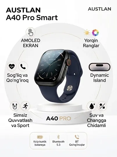 Многофункциональные смарт-часы Austlan A40 Pro