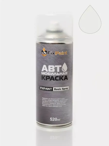 FixPaint Краска DAEWOO NEXIA, код 10L, GALAXY WHITE, аэрозоль 520 мл