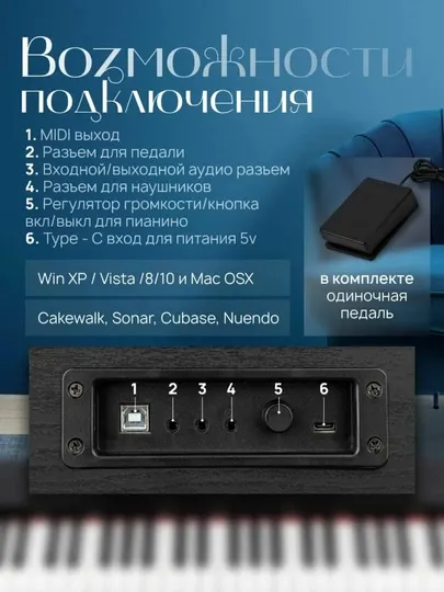 Цифровое пианино BLANTH с 88 клавиатурами