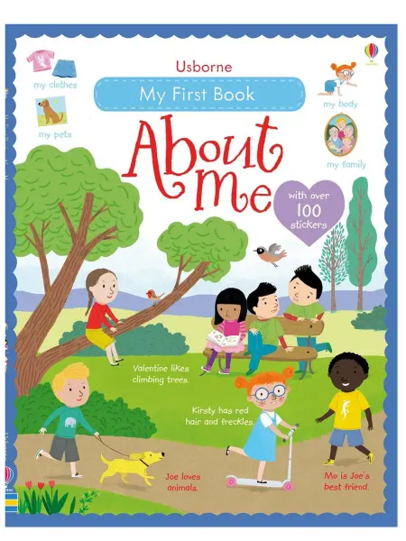 Usborne Детские наклейки Usborne My First Book About Me