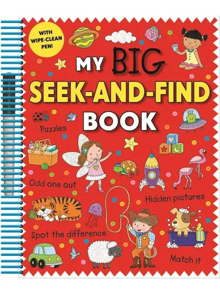Macmillan My Big Seek and Find Book головоломки детская книга