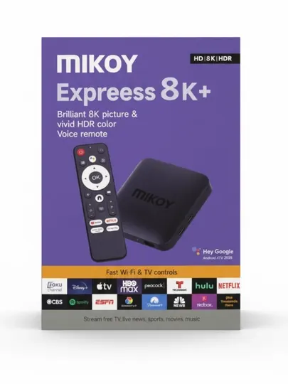 MIKOY Express 8K+ Smart TV box, интернет-приставка для телевизора