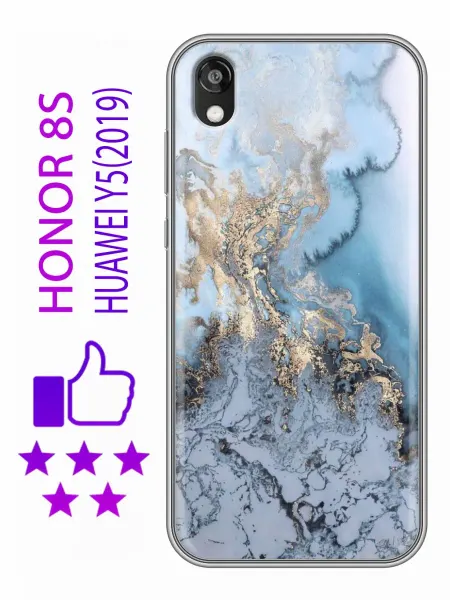 InThisCase Чехол на Huawei Honor 8s с принтом Мрамор