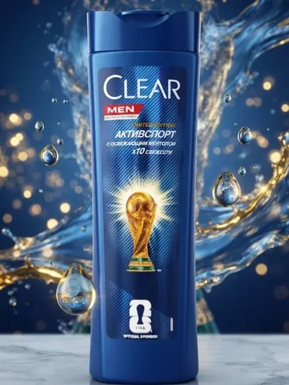 CLEAR Men 3 в 1 шампунь 180 мл против перхоти для ежедневного ухода за волосами