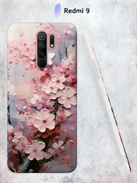 Secret.Case.Store Чехол на Redmi 9 с принтом Сакура
