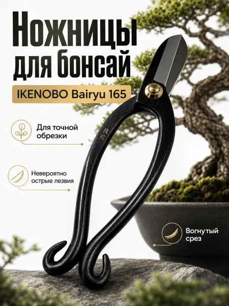 Ножницы для бонсай IKENOBO Bairyu 165