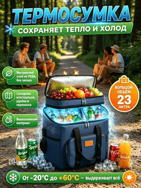 Термосумка сумка холодильник 23
