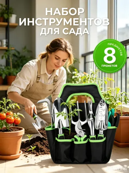 Terra Garden Набор садовых инструментов 9 предметов