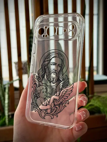 PBl store Чехол на Google Pixel 9 Pro с православным принтом