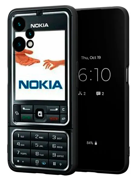 PBl store Чехол на realme 9 Pro с принтом Nokia
