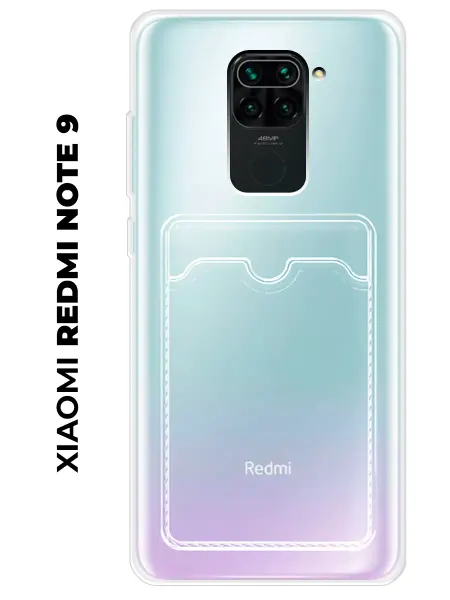 NOOTO Чехол на Xiaomi Redmi NOTE 9 (для редми нот 9) с карманом