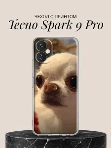 Чехол на Tecno Spark 9 Pro с принтом Глазастый малыш