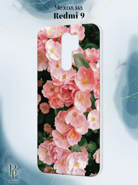 Be Unique Чехол на Redmi 9 с принтом Цветы