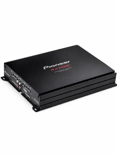 Автомобильный усилитель Pioneer GM-E7004, 4-канальный усилитель 4×70W RMS