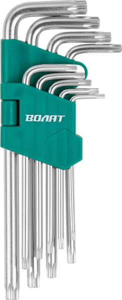 ВОЛАТ Набор ключей Torx T10-T50 9 предметов коротких