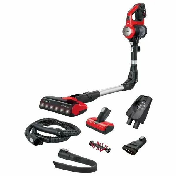 Пылесос вертикальный Bosch BBS711ANM, красный/черный